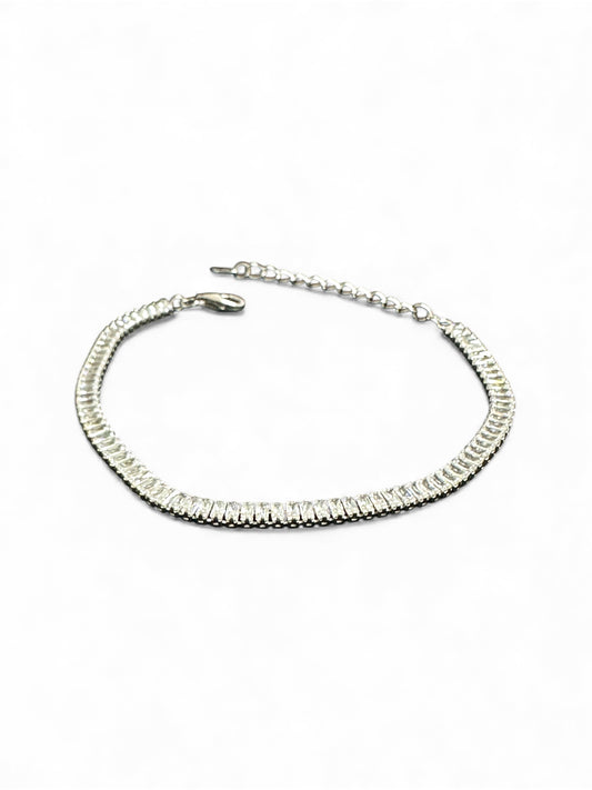 Bracciale Tennis in Argento 925 con Zirconi
