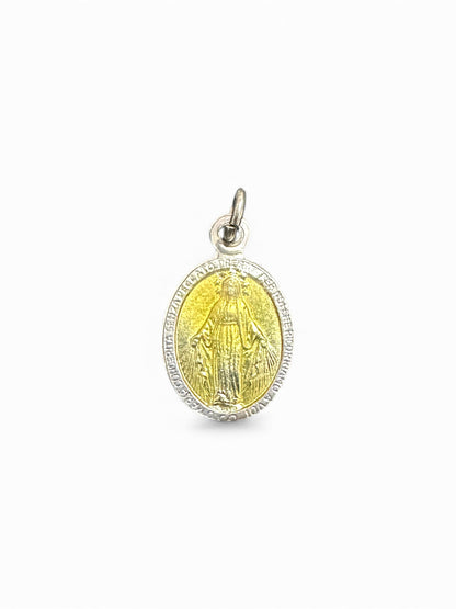 Ciondolo Medaglietta Miracolosa in Argento 925