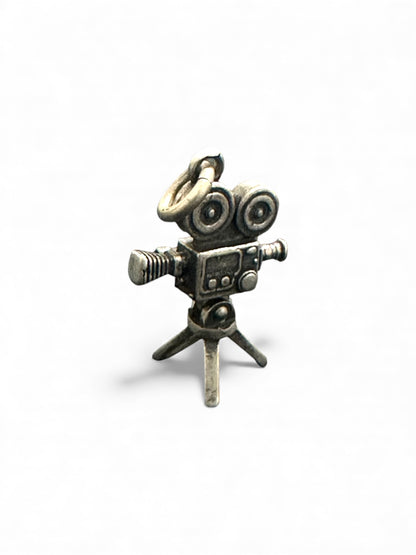 Ciondolo Cinepresa Vintage in Argento