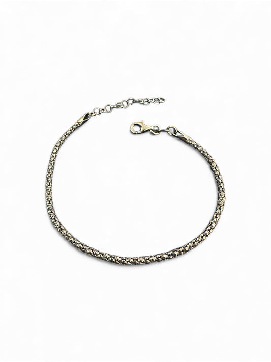 Bracciale Maglia Serpente in Argento