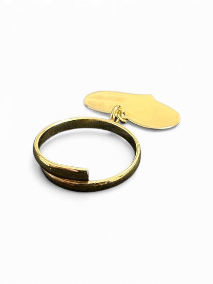 Anello Regolabile con Ciondolo Cuore in Argento 925