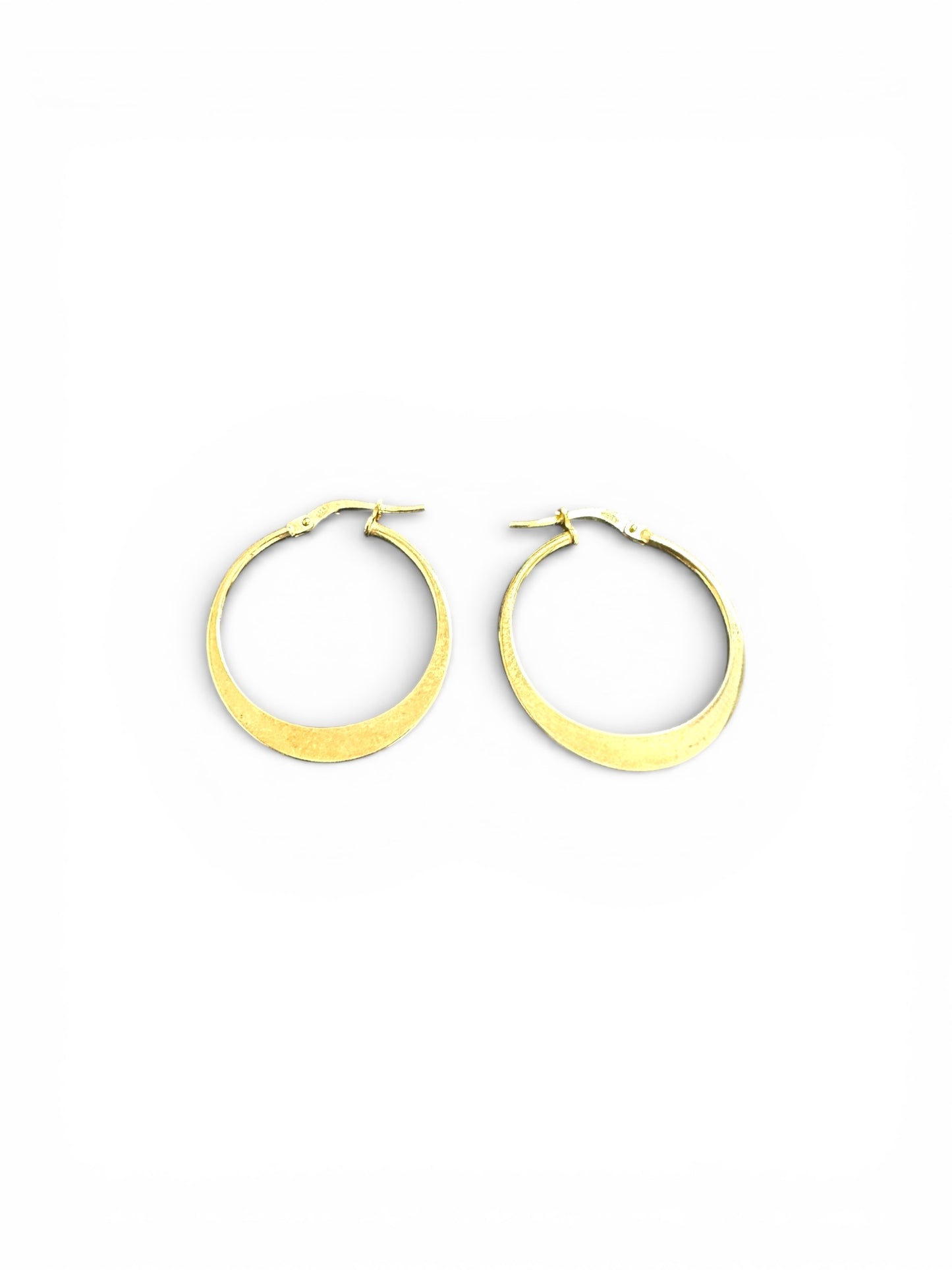 Orecchini a Cerchio in Argento 925 Dorato