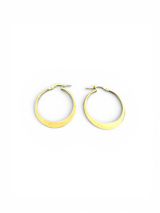 Orecchini a Cerchio in Argento 925 Dorato