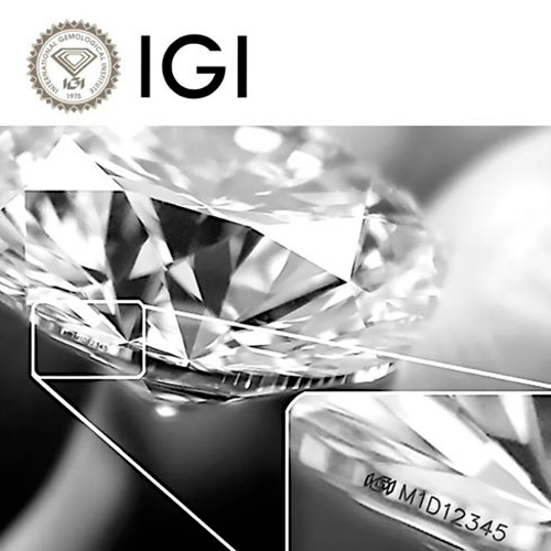 Pendente Punto Luce CT 0.50 SI1 F con Certificato IGI Laser