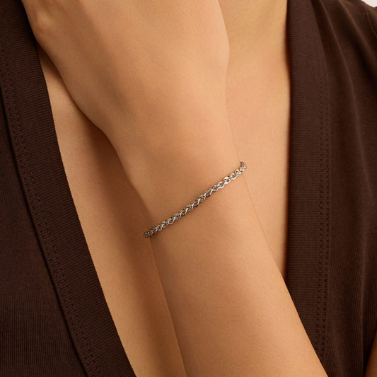 Bracciale Catena Colette Oro Bianco Ref. 1433118