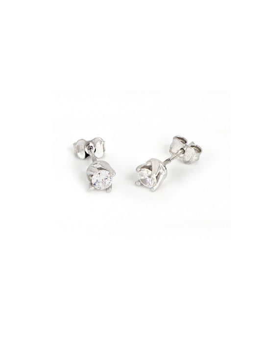 Orecchini Cubic Zirconia Mini in argento bianco Unoaerre Ref. 5858