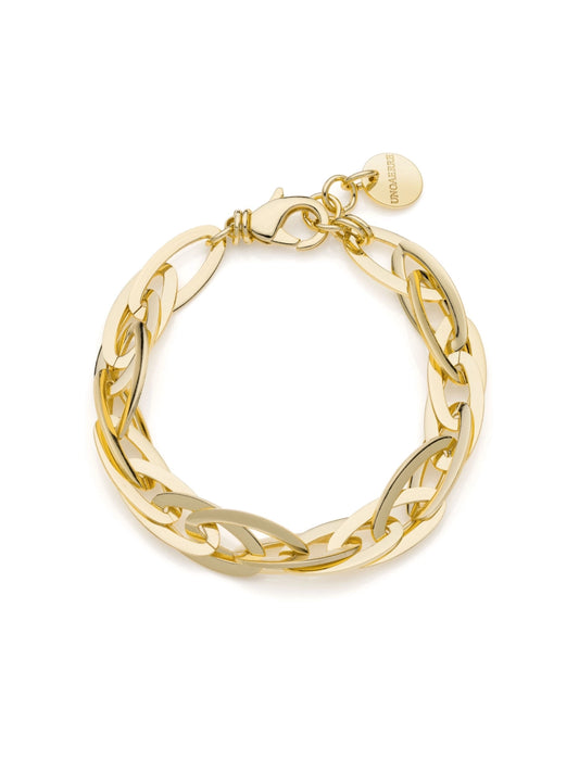 Bracciale catena navette dorato Unoaerre Ref. 2342