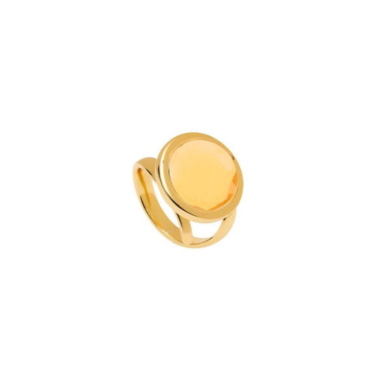 Anello regolabile Le Chicche con pasta vitrea champagne milky 16mm