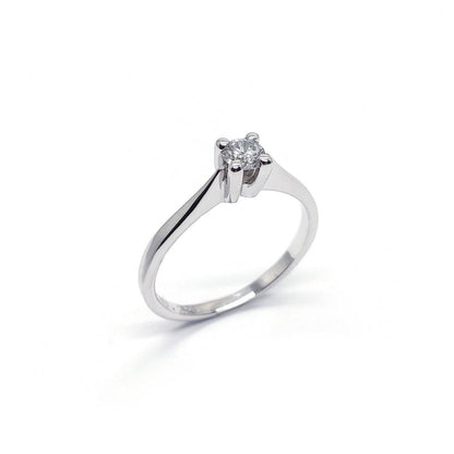 Anello Solitario Linea Giza CT 0.20 VVS 2 E Certificato IGI