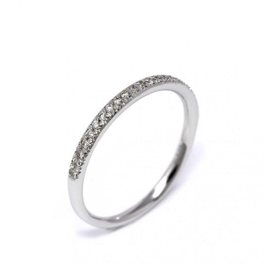 Anello Veretta con Diamanti CT 0.12