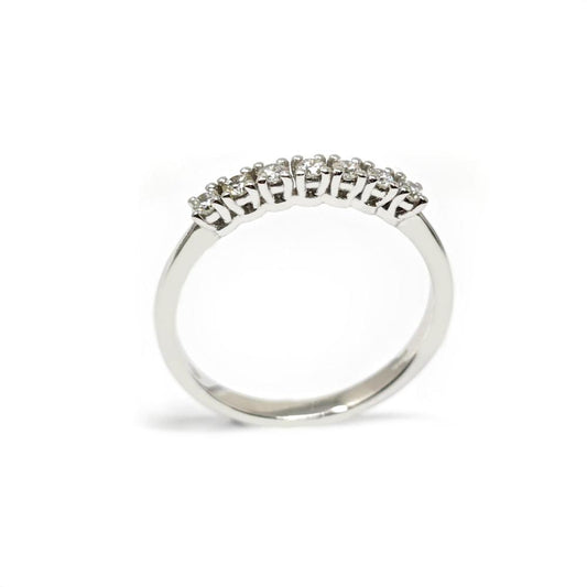 Anello Veretta con Diamanti CT 0.25