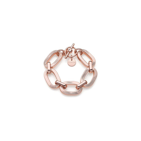 Bracciale Square con finitura a righe Unoaerre ref.2155