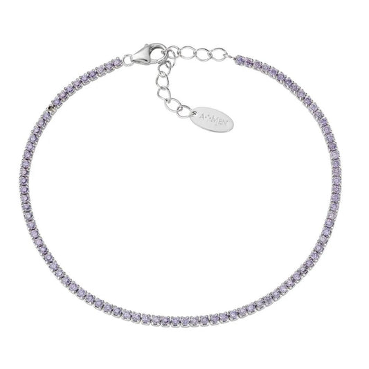 Bracciale Tennis Mania con Zirconi Lilla Ref. BT1BLI17