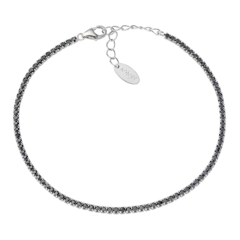 Bracciale Tennis Mania con Zirconi Neri Amen ref. BT1BN17