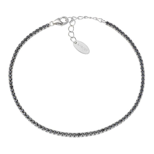 Bracciale Tennis Mania con Zirconi Neri Amen ref. BT1BN17