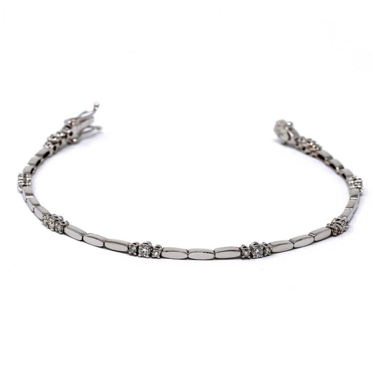 Bracciale con Diamanti Semirigido CT 0.84