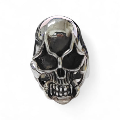 Anello Teschio in Argento 925 mis 19