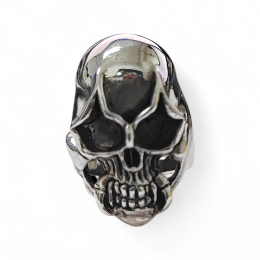 Anello Teschio in Argento 925 mis 19
