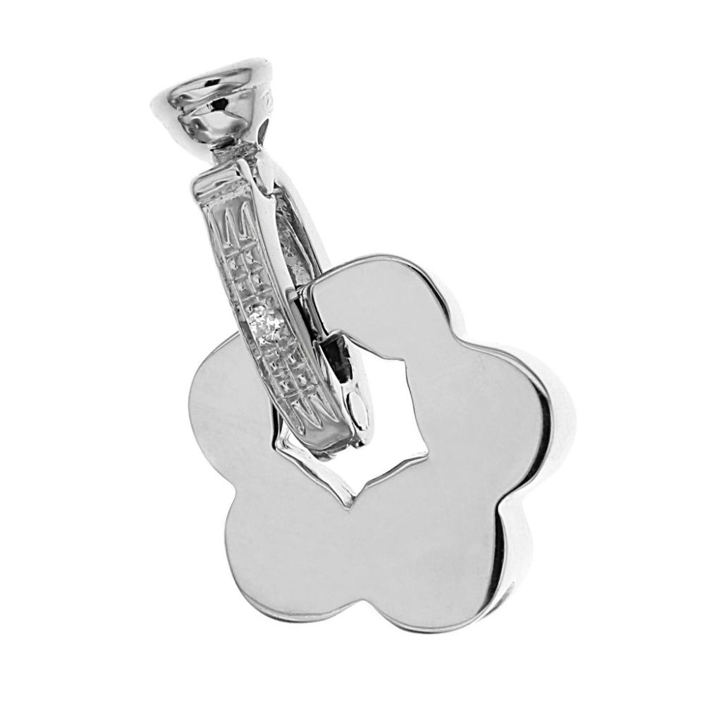 Chiusura  in Oro Bianco e Diamanti CT 0.01