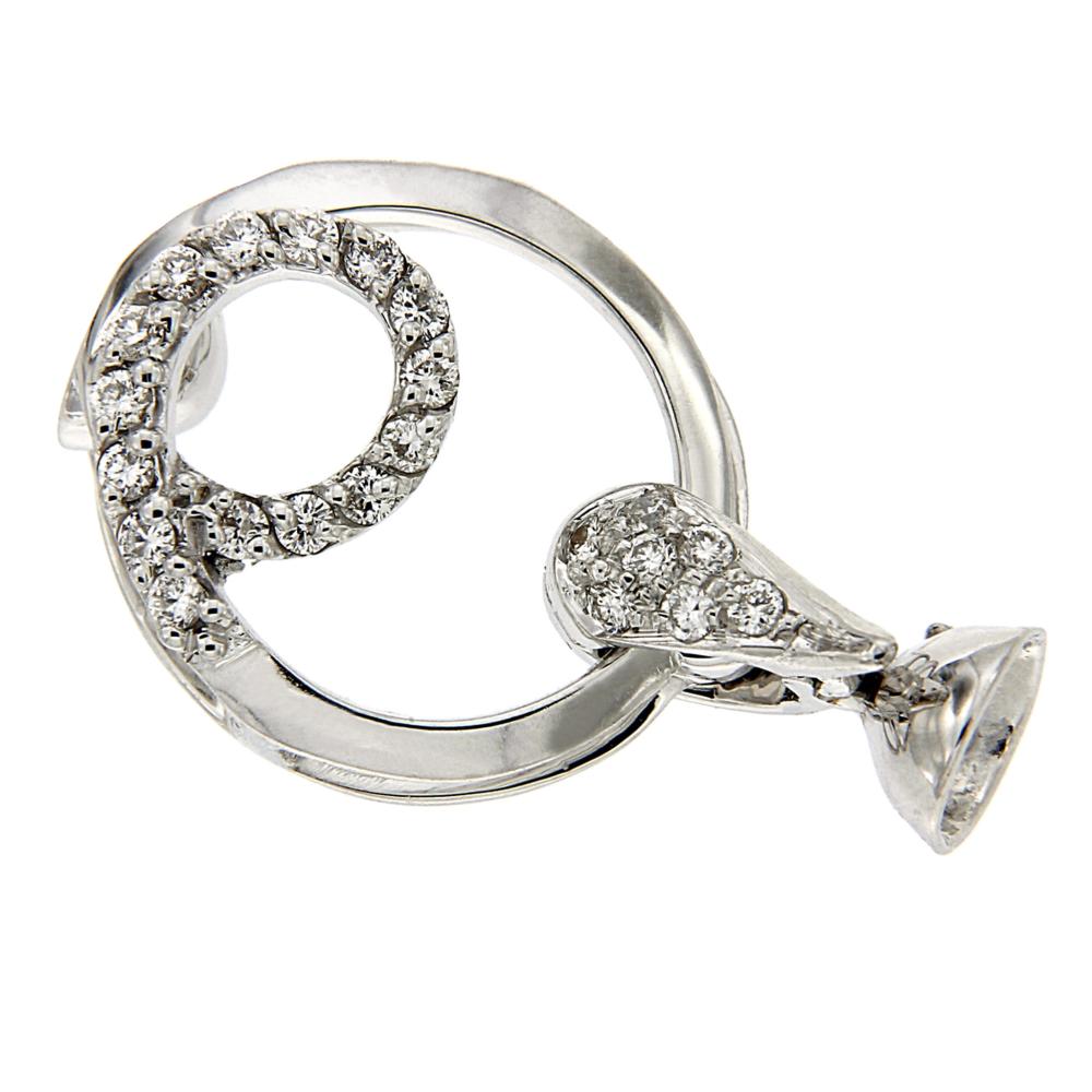 Chiusura per Filo con 22 Diamanti CT 0.22