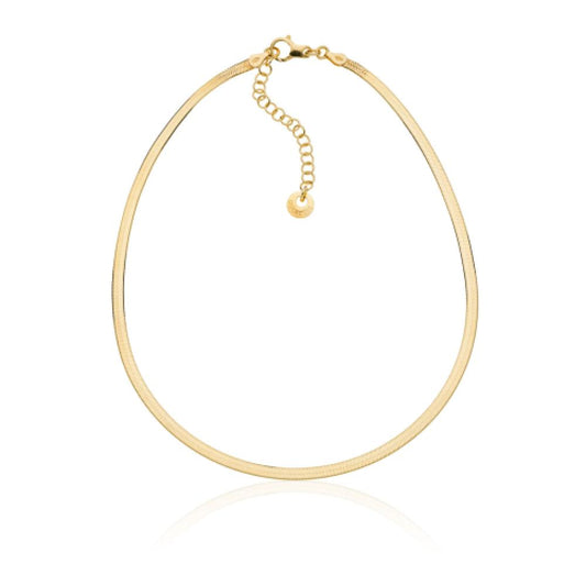 Collana in argento dorato Herringbone Unoaerre Ref. 6391