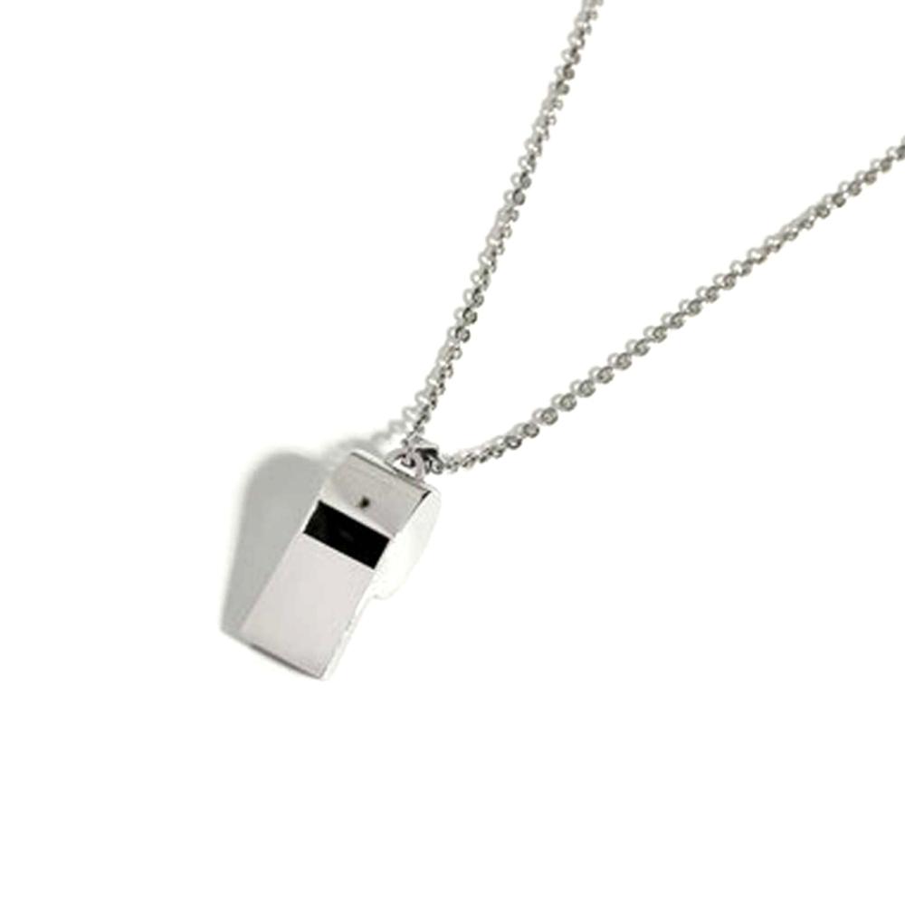 COLLANA UOMO CON FISCHIETTO E DIAMANTE