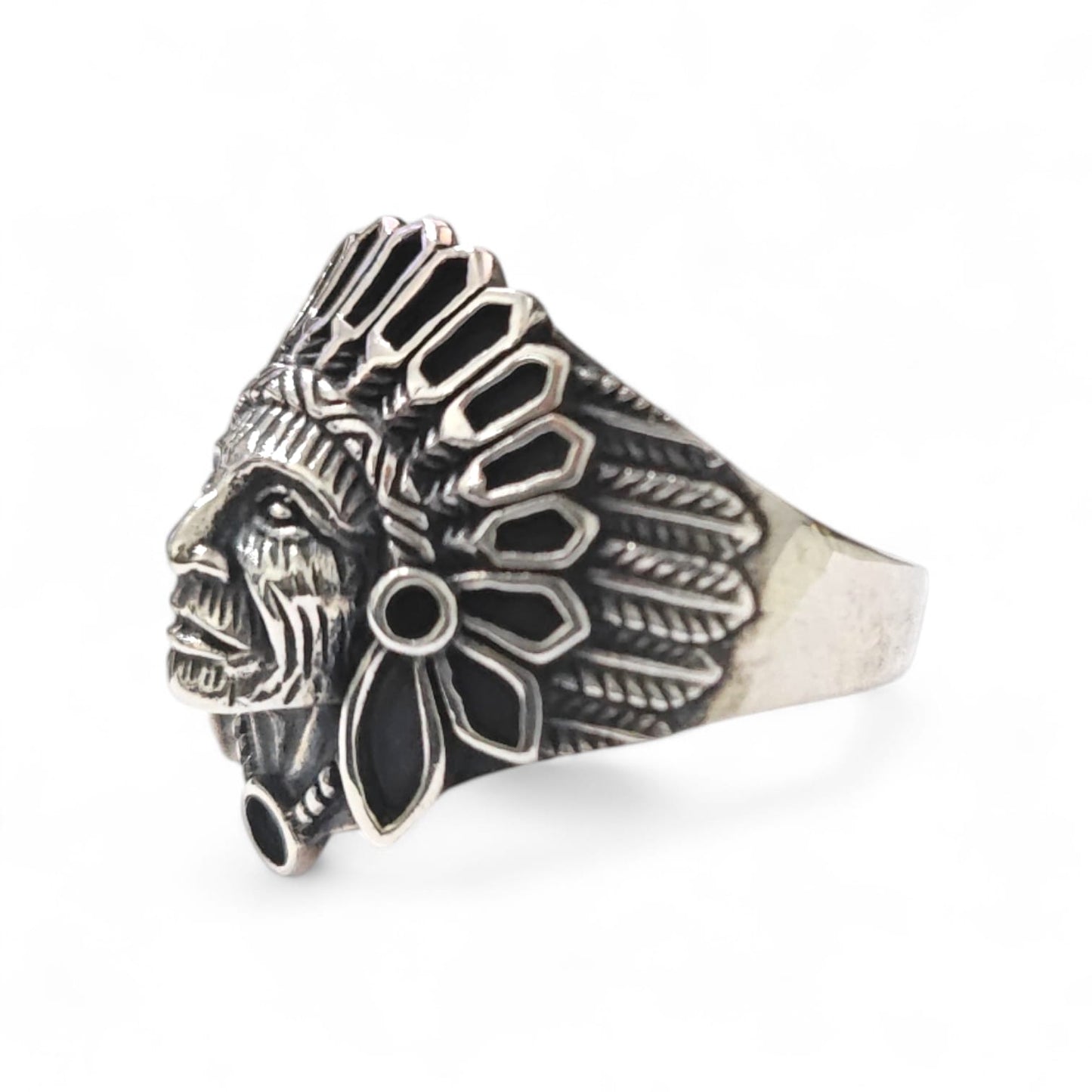 Anello Indiano in Argento 925 mis 34