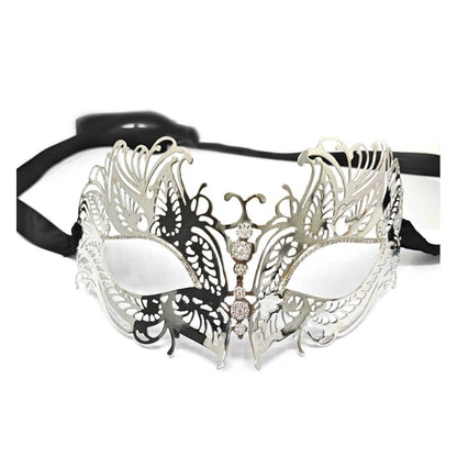 Maschera in Oro Bianco con Diamanti CT 6.01 Veneziana