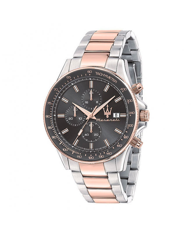 Maserati Sfida – Orologio Uomo Bicolore/Grigio Cronografo (R8873640014)