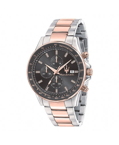 Maserati Sfida – Orologio Uomo Bicolore/Grigio Cronografo (R8873640014)