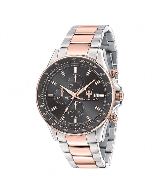 Maserati Sfida – Orologio Uomo Bicolore/Grigio Cronografo (R8873640014)