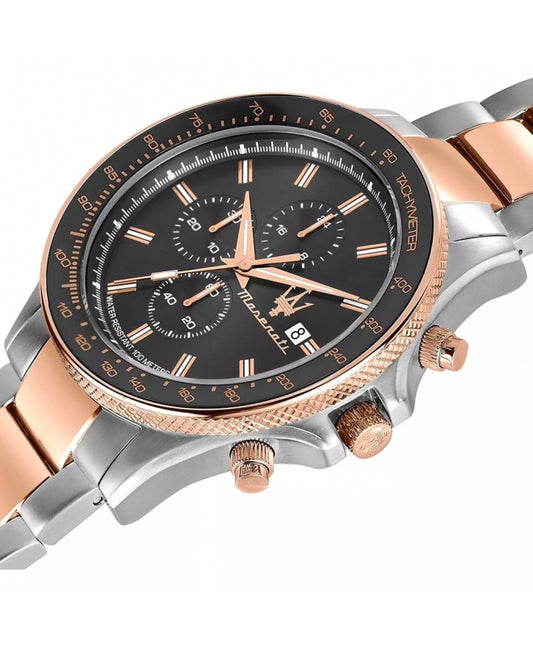 Maserati Sfida – Orologio Uomo Bicolore/Grigio Cronografo (R8873640014)