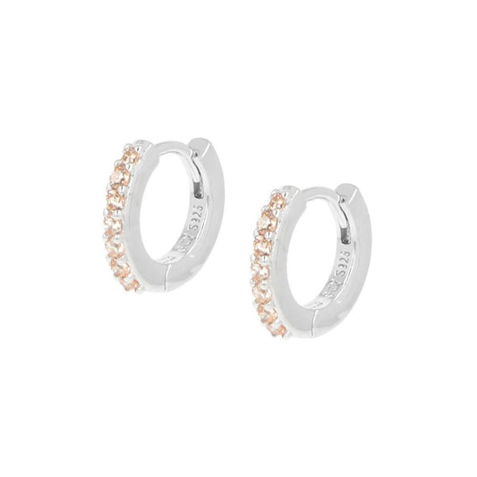 Orecchini Cerchio Tennis Mania Zirconi Champagne Ref. ET1BCH