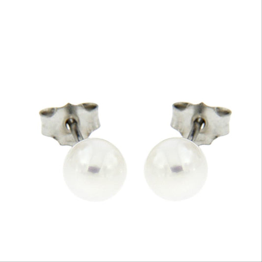 Orecchini con perla Freshwater 6.5/7 mm