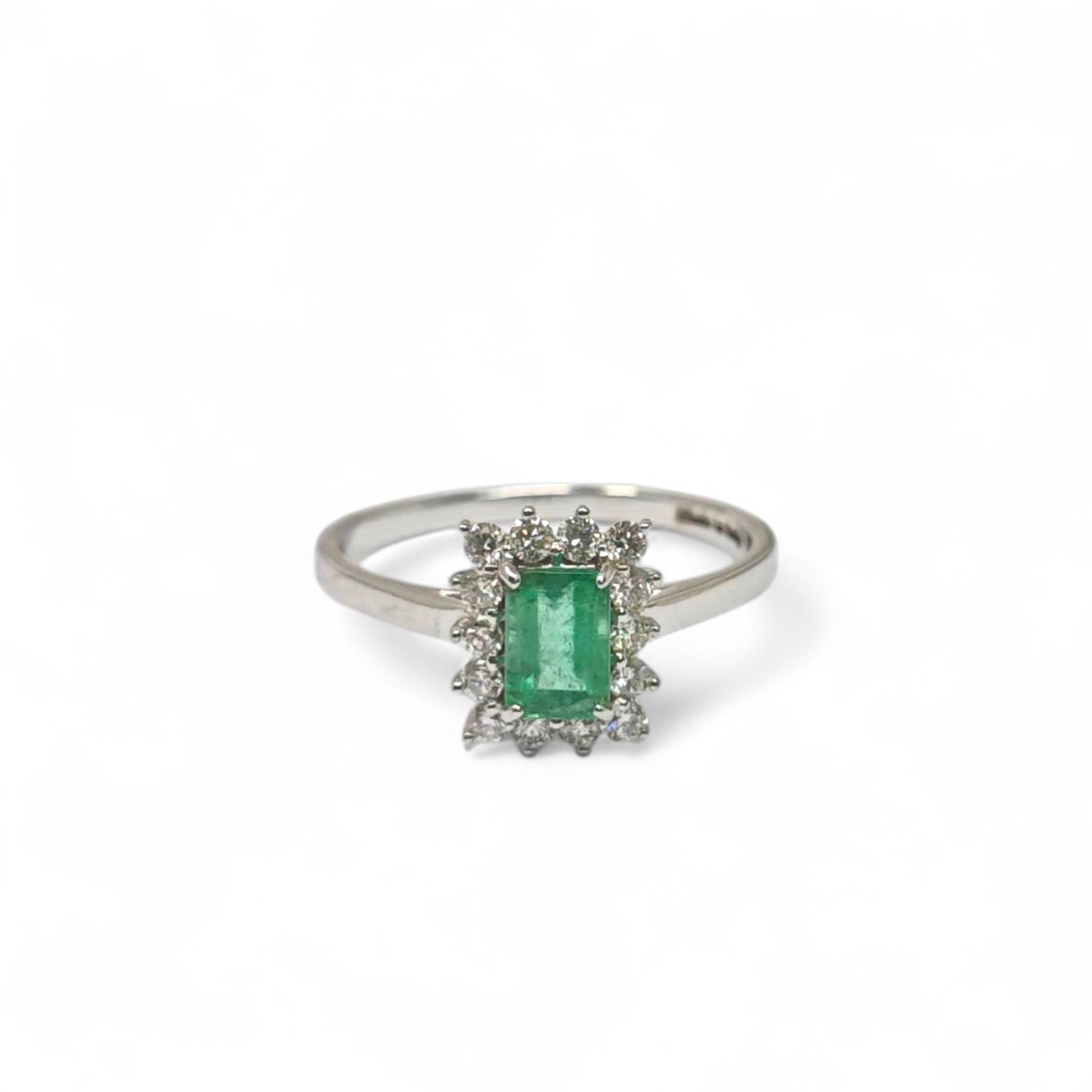 Anello con Smeraldo e Diamanti