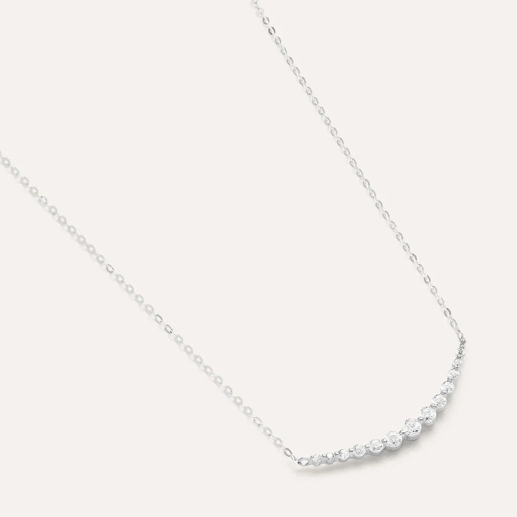 Collana Claire Oro Bianco Cubic Zirconia Ref. 1426774